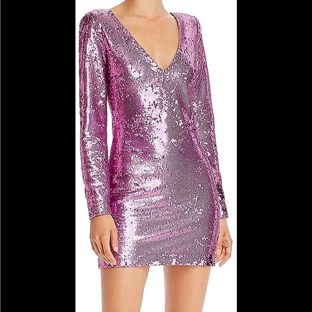 Pink Sequin Dress